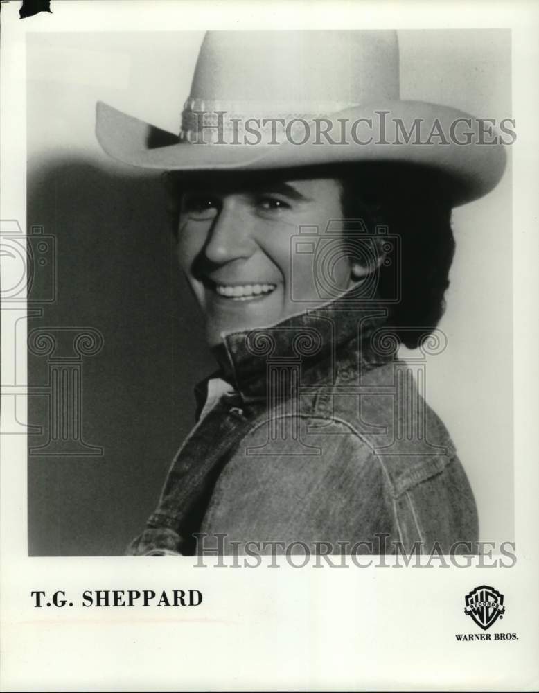 Press Photo Musician T.G. Sheppard - Historic Images