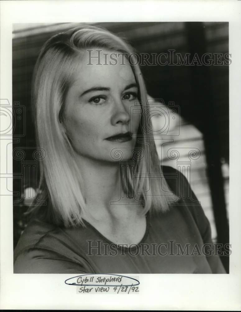 1992 Press Photo Actress Cybill Shepherd - Historic Images