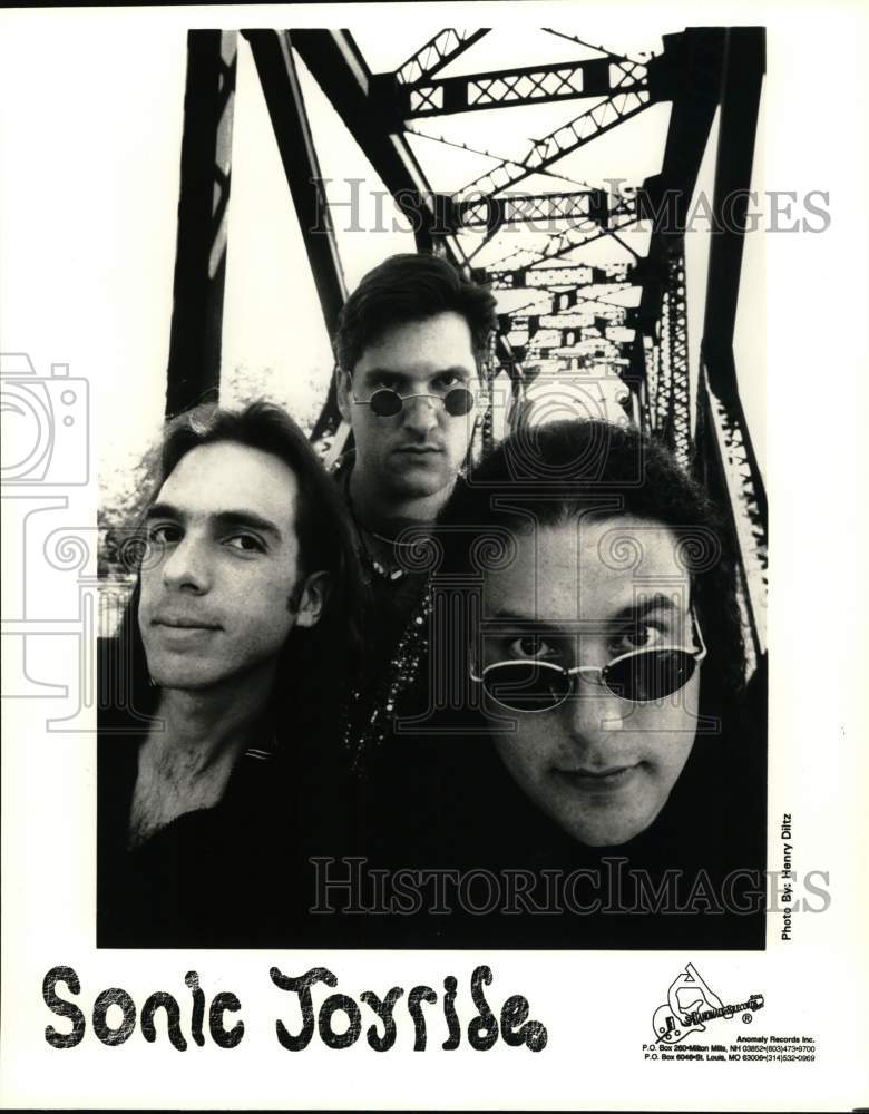 Press Photo Members of Sonic Joyride, alternative rock band. - Historic Images