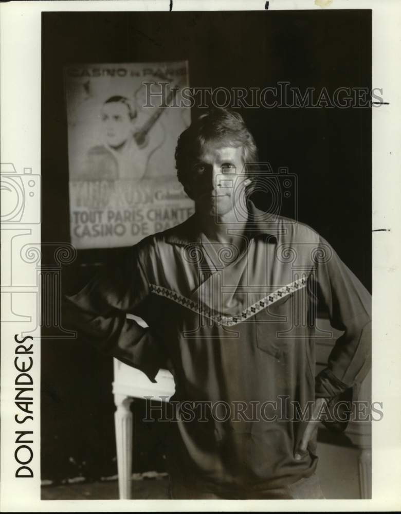 1981 Press Photo Musician Don Sanders - Historic Images