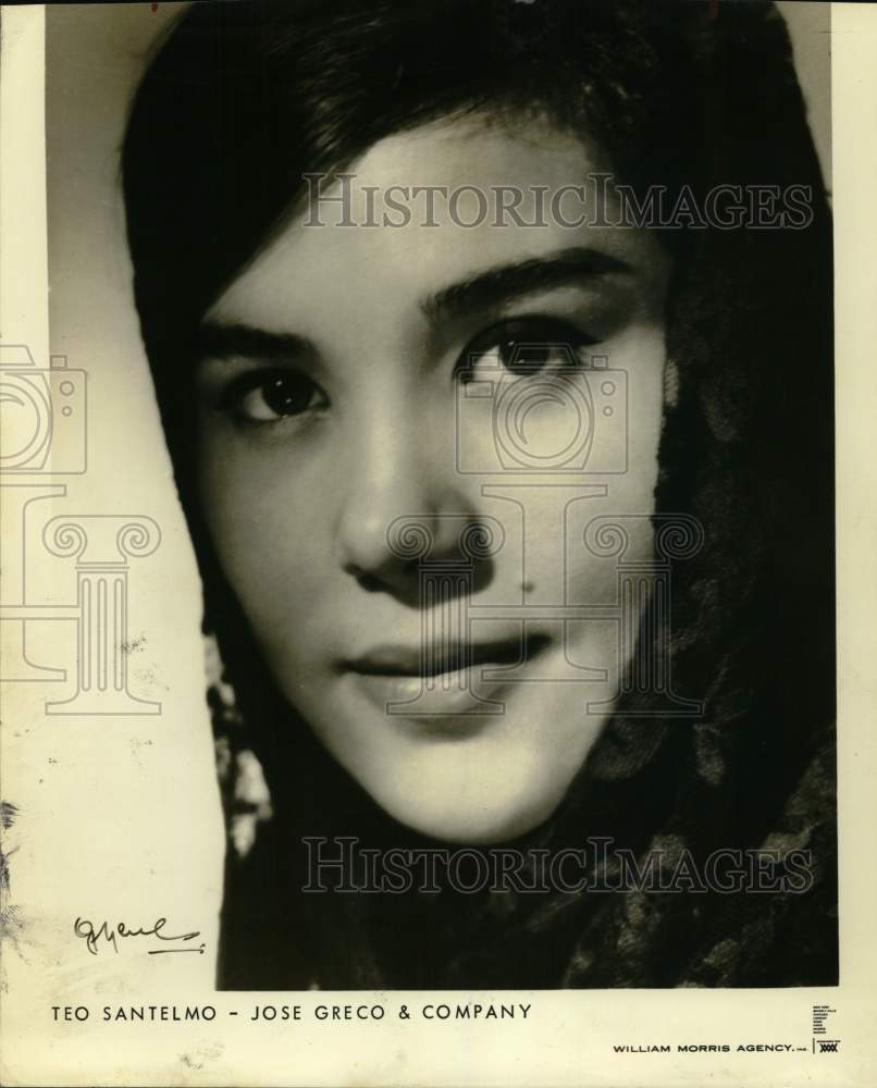 1967 Press Photo Jose Greco & Company Dancer Teo Santelmo - Historic Images