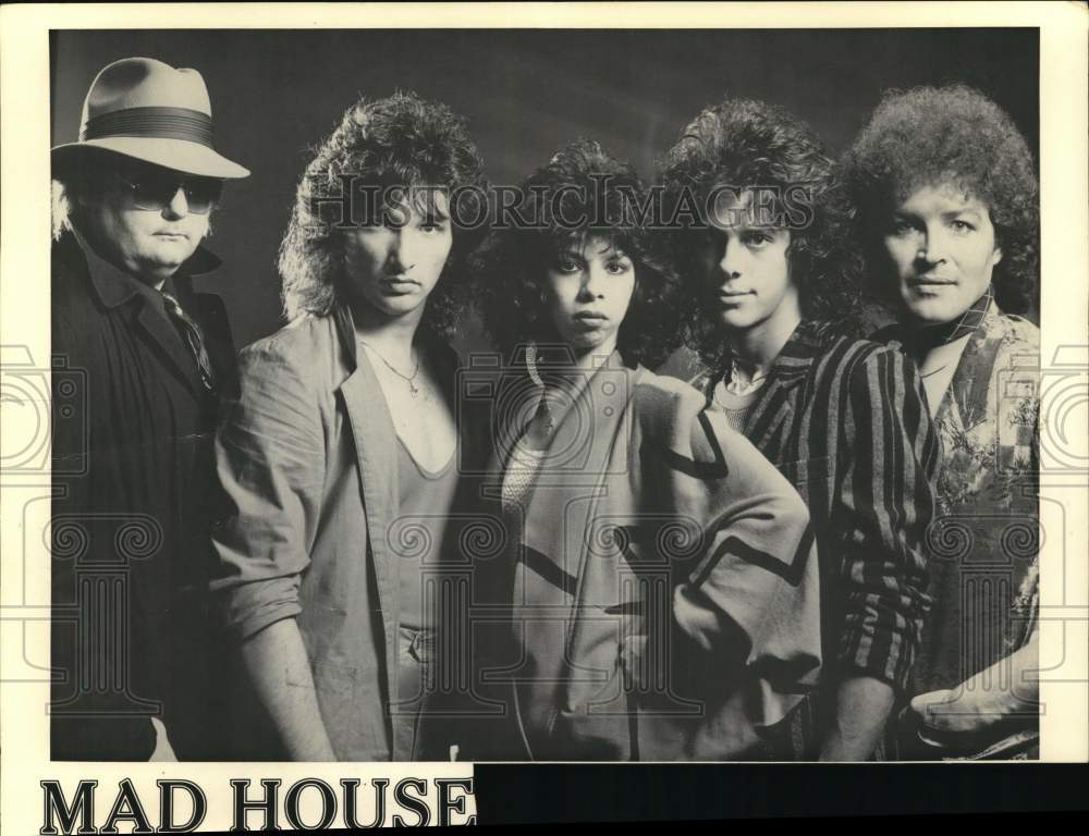 Press Photo Music Group Madhouse - Historic Images