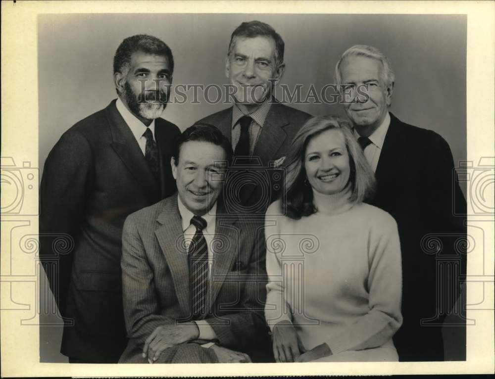 1986 Press Photo The correspondent team of 60 Minutes, on CBS Television. - Historic Images