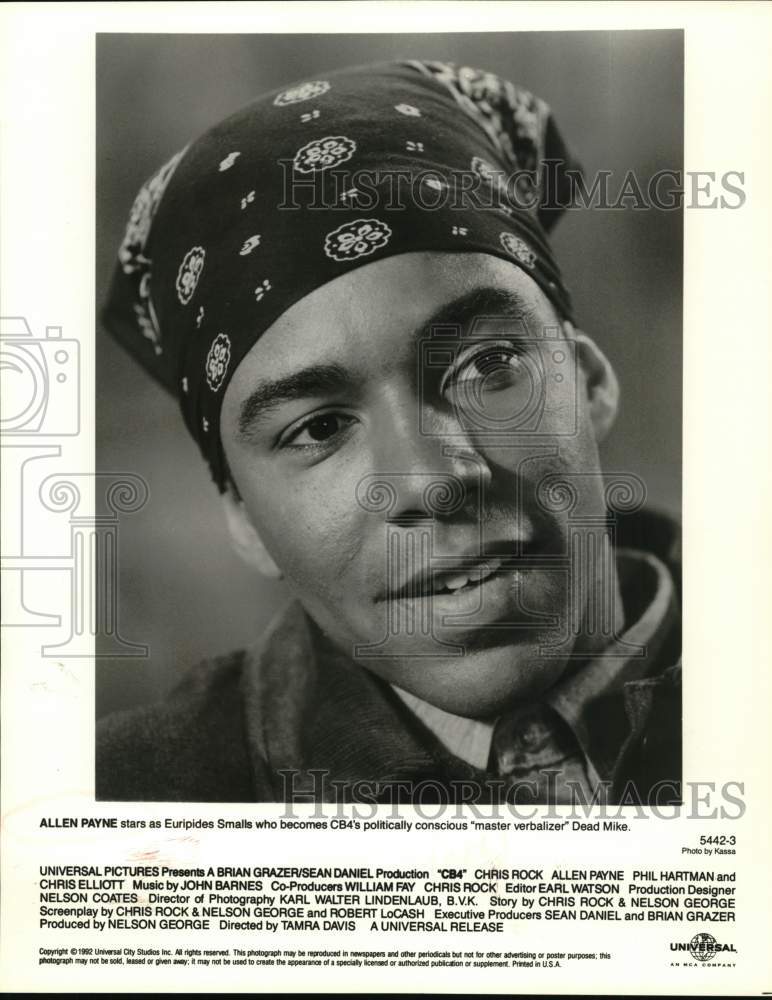 1992 Actor Allen Payne in Film &quot;CB4&quot;-Historic Images