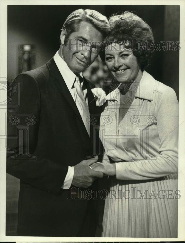 1970 Actors Craig Huebing & Emily McLaughlin in "General Hospital"-Historic Images