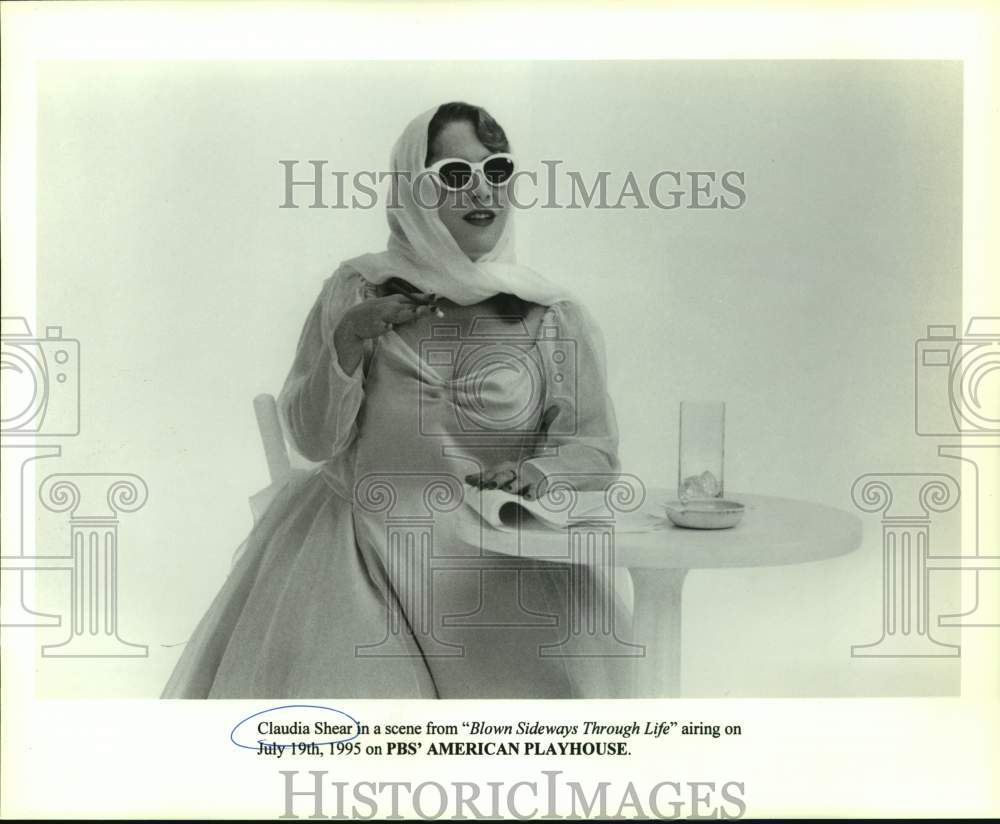 1995 Actress Claudia Shear in &quot;Blown Sideways Through Life&quot;-Historic Images