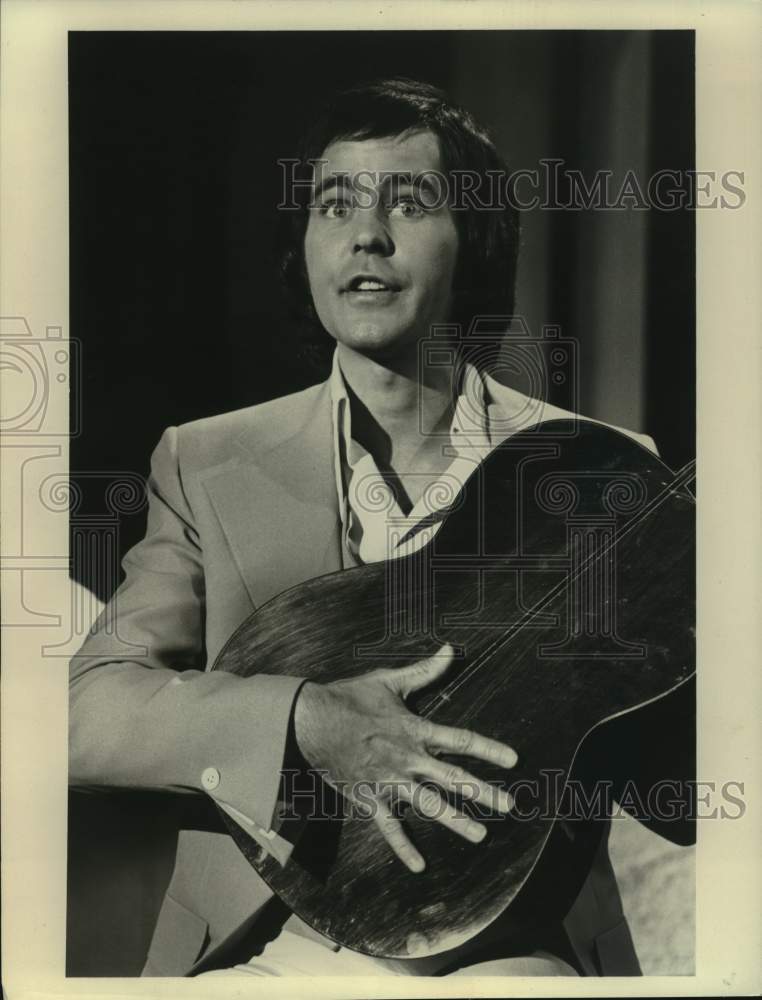 Entertainer Jim Stafford Plays Guitar-Historic Images