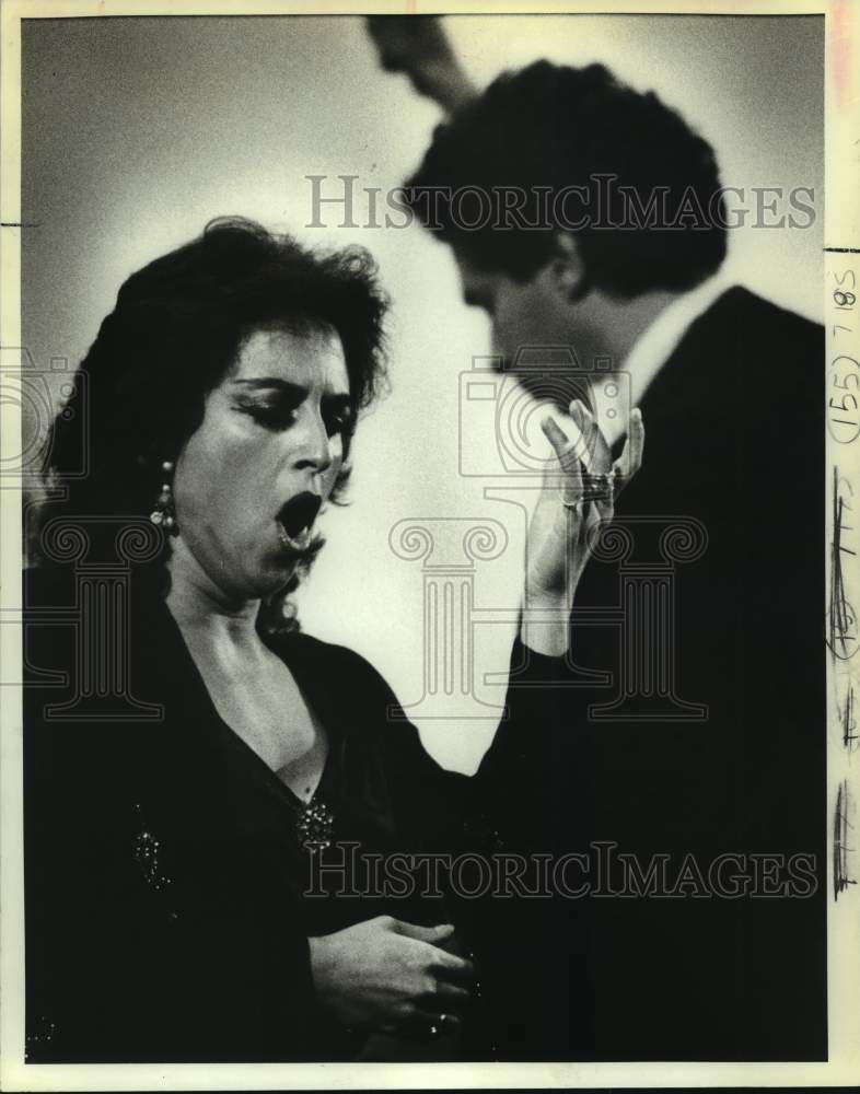 1984 Opera Performers Adda Shur &amp; Eugene Kohn at Tapestry Concert-Historic Images