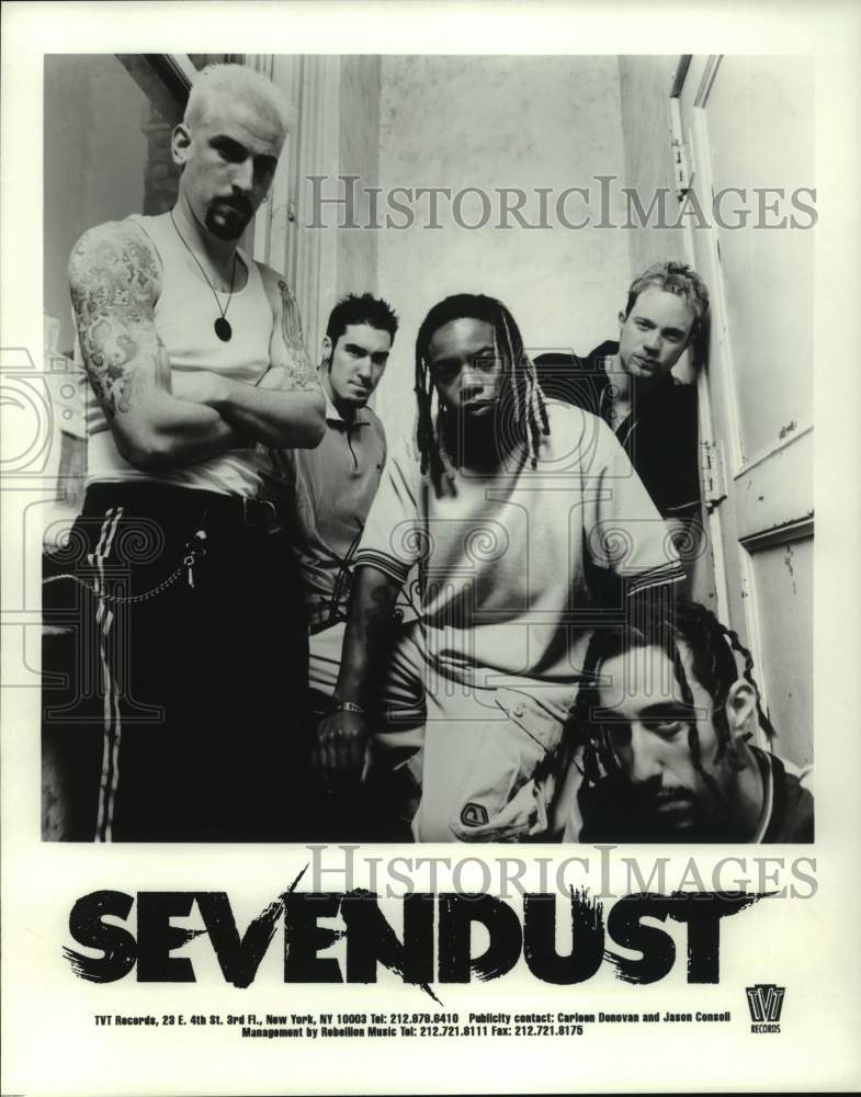 1998 Music Group Sevendust-Historic Images