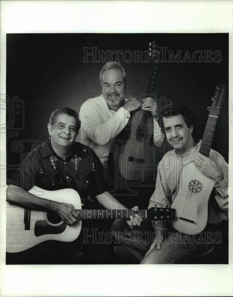 1997 Music Group Seville to Santa Fe Trio Pose with Guitars-Historic Images