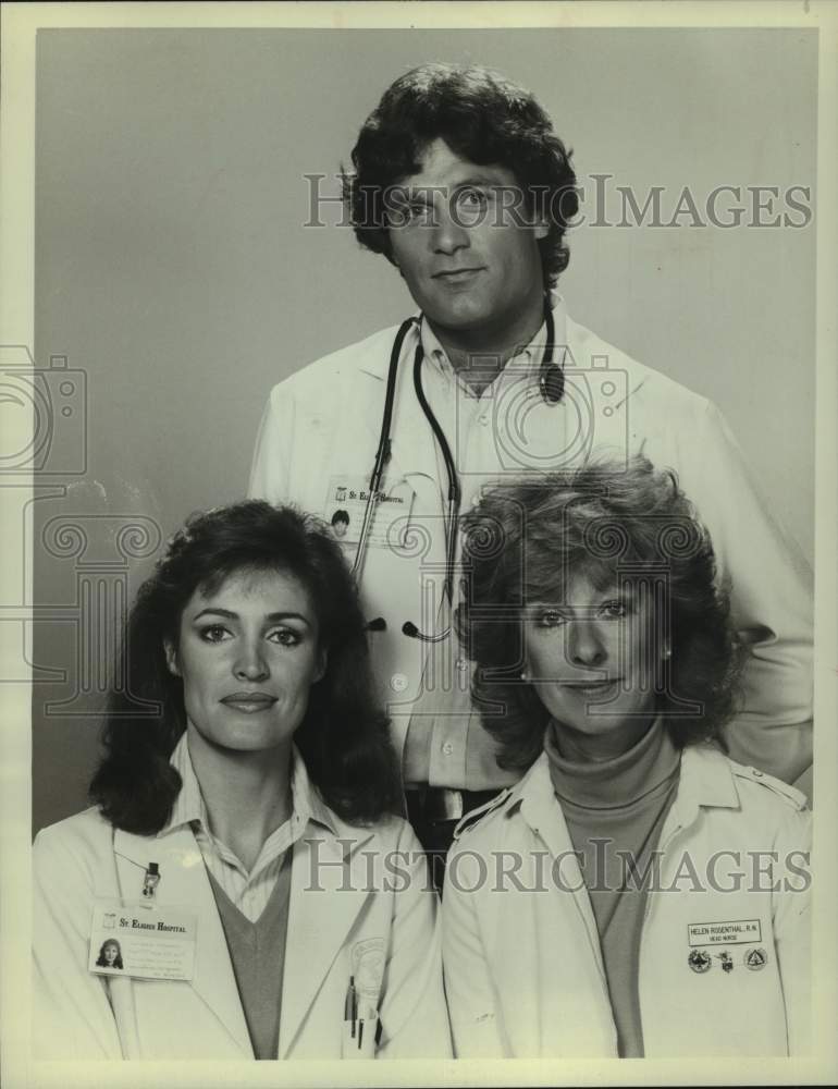 1982 TV Actors Cynthia Sikes, Terence Knox &amp; Christina Pickles-Historic Images