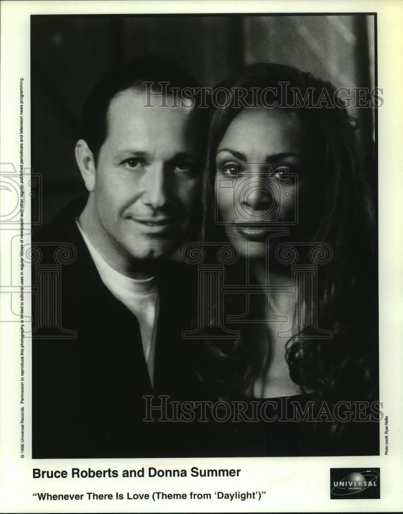 1998 Musicians Bruce Roberts & Donna Summer-Historic Images