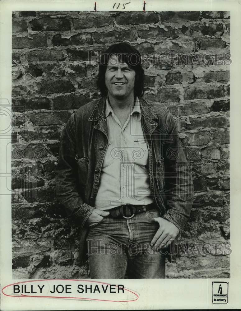 1986 Musician Billy Joe Shaver-Historic Images