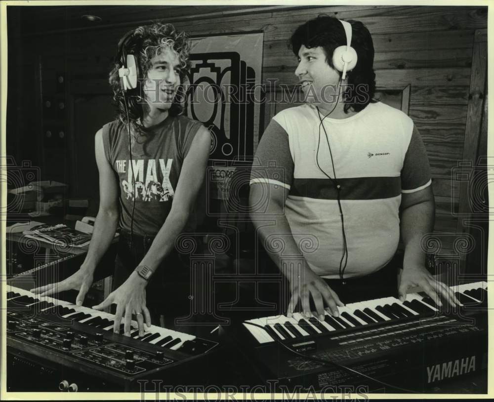 1985 San Antonio for Africa Organizers Ron & Mike Morales in Studio-Historic Images