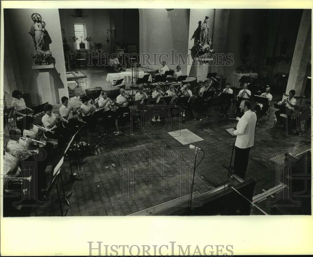 1985 San Antonio Brass Perform at San Fernando Cathedral-Historic Images