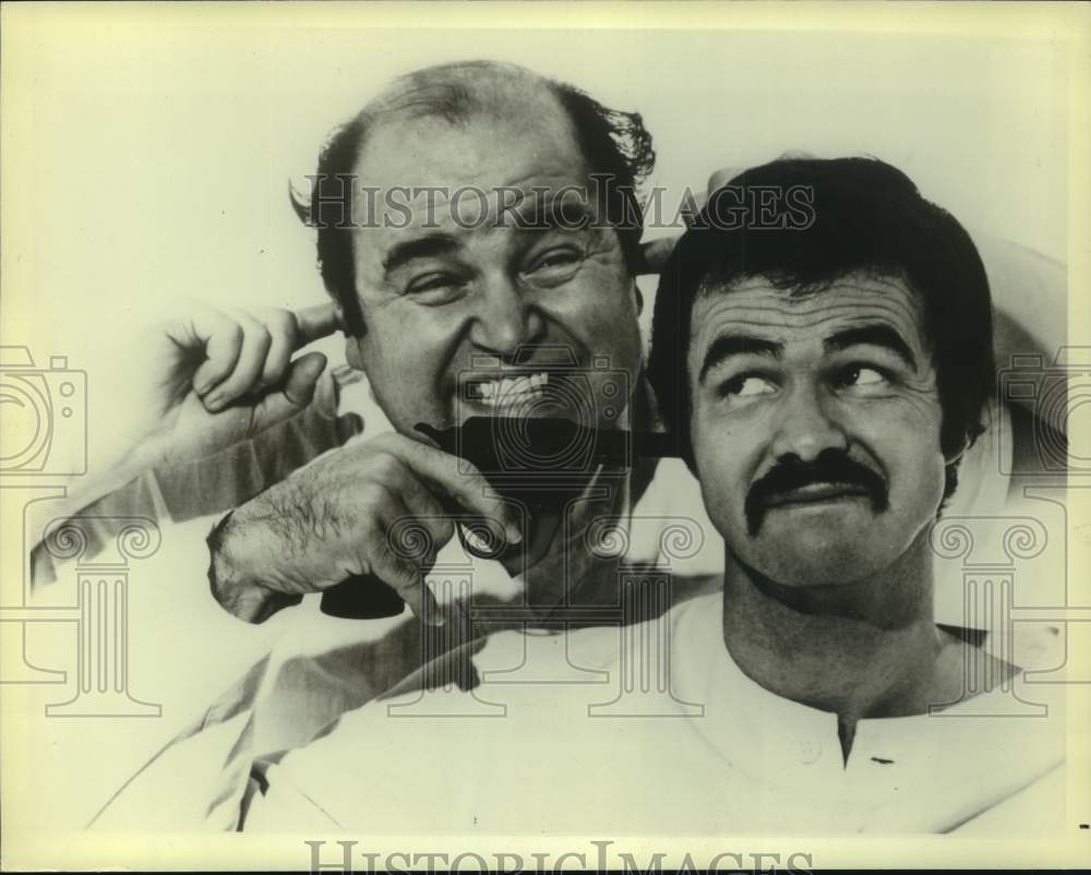 Actors Burt Reynolds &amp; Dom DeLuise in Film &quot;The End&quot;-Historic Images