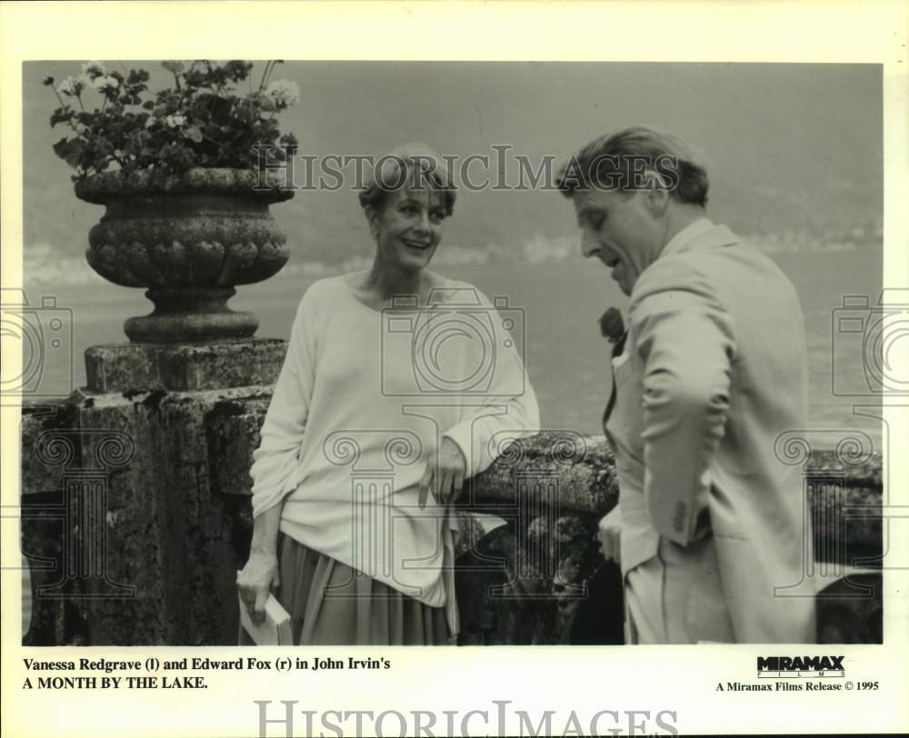 1995 Actors Vanessa Redgrave &amp; Edward Fox in &quot;A Month By the Lake&quot;-Historic Images