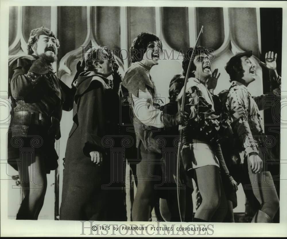 1975 Actors Perform Robin Hood Scene-Historic Images