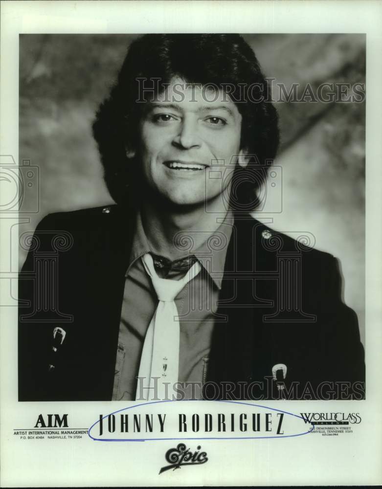 Musician Johnny Rodriguez-Historic Images