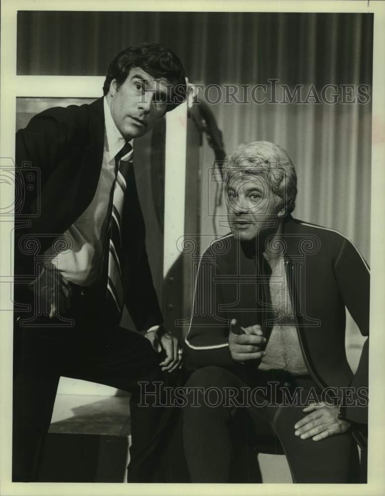 1981 Actors Tom Hallick &amp; Dick Shawn in Film &quot;Fast Friends&quot;-Historic Images