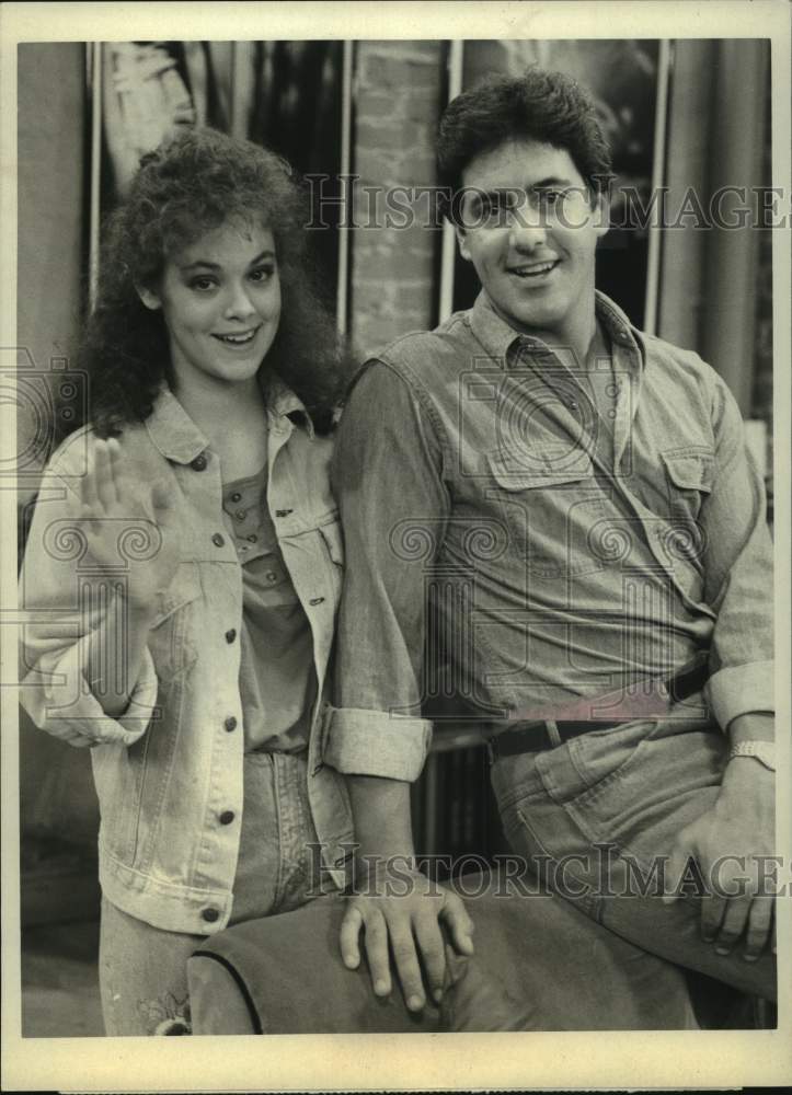 1986 Actors Rebecca Schaeffer & David Naughton in "My Sister Sam"-Historic Images