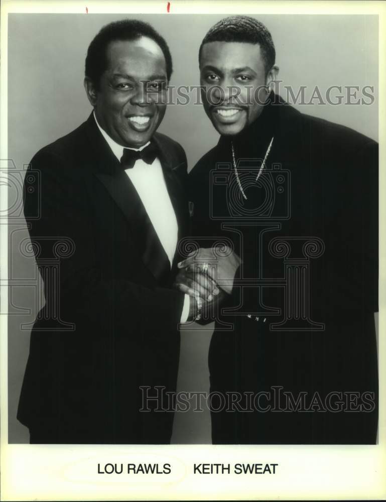 1997 Musician Lou Rawls &amp; Keith Sweat-Historic Images