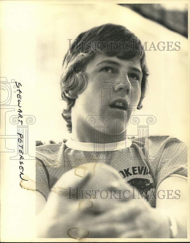 Press Photo Stewart Petersen of Cokeville Panthers - sap74142 - Historic Images