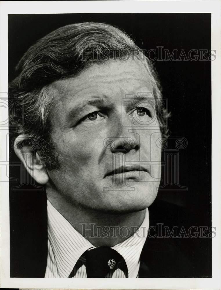 1975 Press Photo John V. Lindsay on &quot;Good Morning America&quot; - sap76637- Historic Images