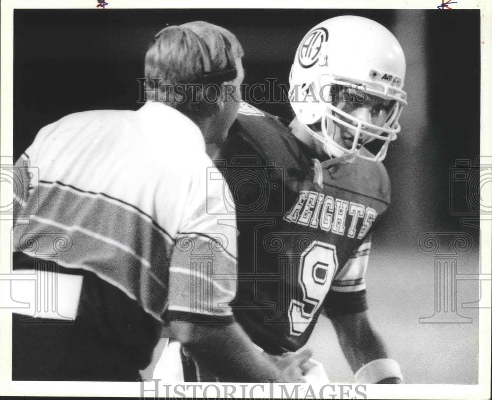 1990 Press Photo Alamo Heights football Gaylard Fenley and Glenn Winsh ...