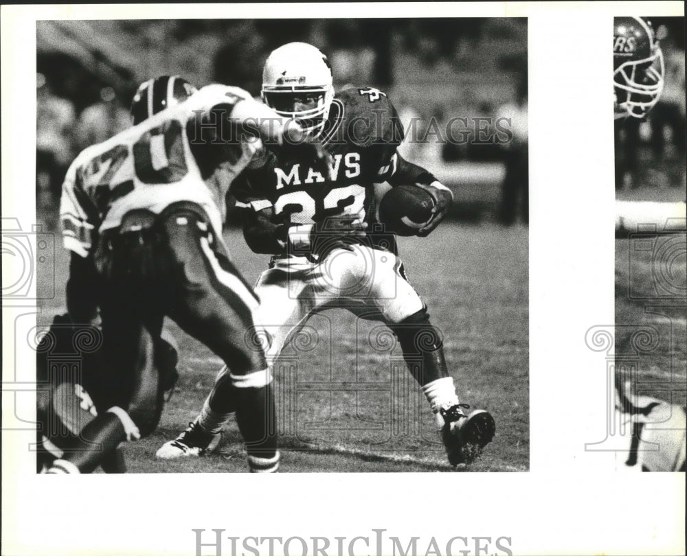 1991 Madison and Roosevelt compete in a high school football game-Historic Images