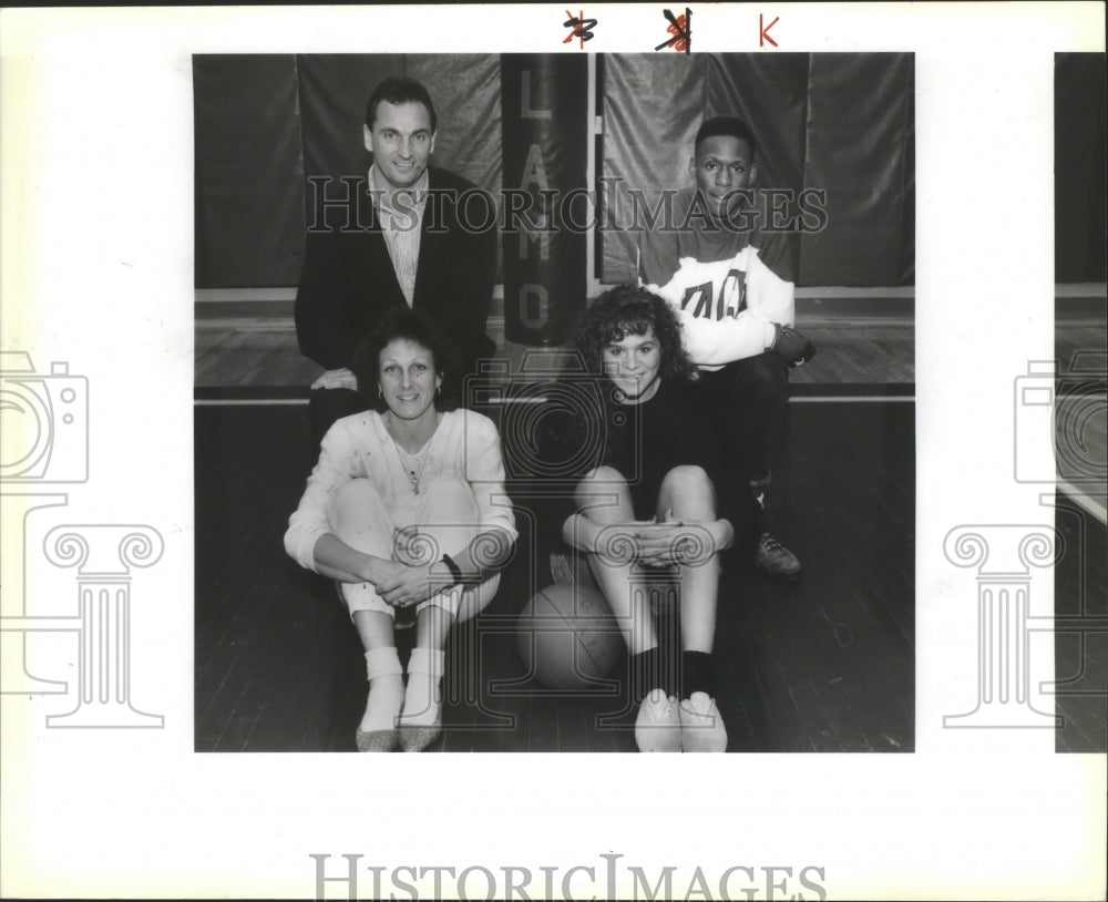1990 San Antonio area high school basketball award winners-Historic Images