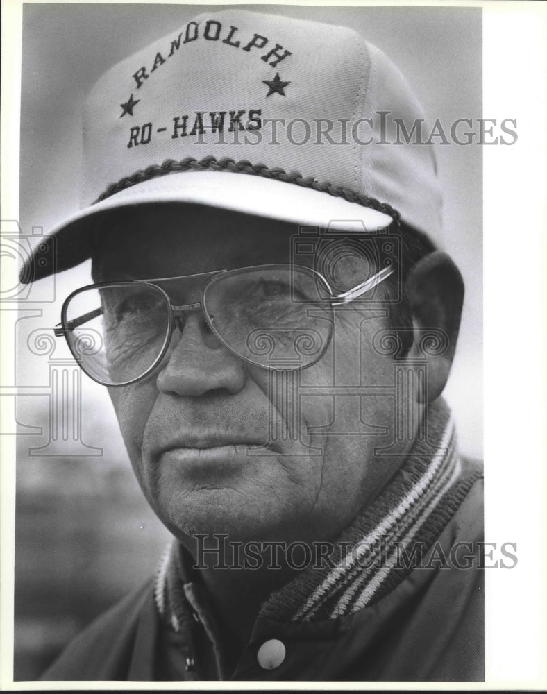 1985 Press Photo Randolph High School teacher Jimmy Turnbow - sas01139 - Historic Images