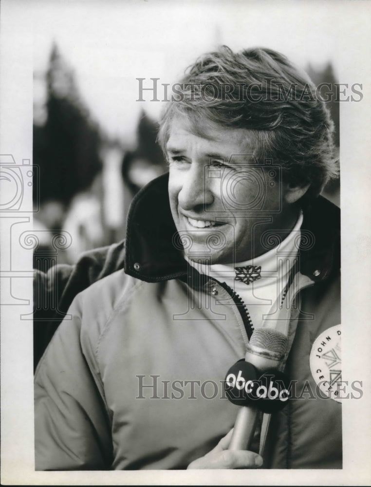 Press Photo ABC Sports television commentator Bob Beattie - sas01625- Historic Images