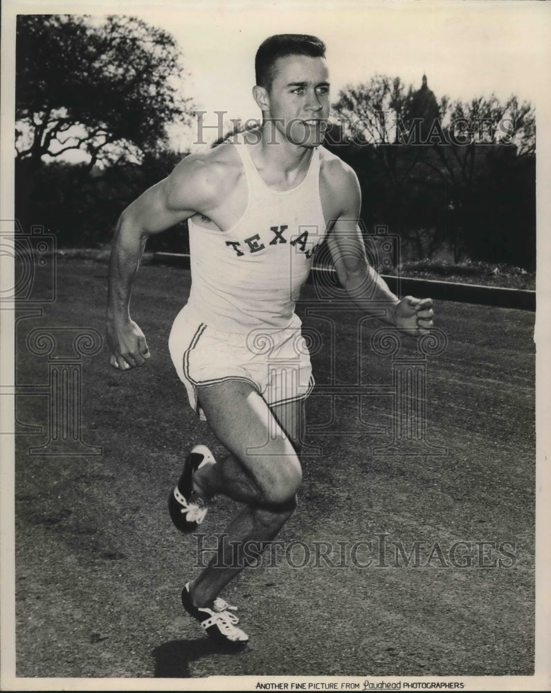 Press Photo University of Texas track athlete Ralph Alspaugh - sas01635- Historic Images