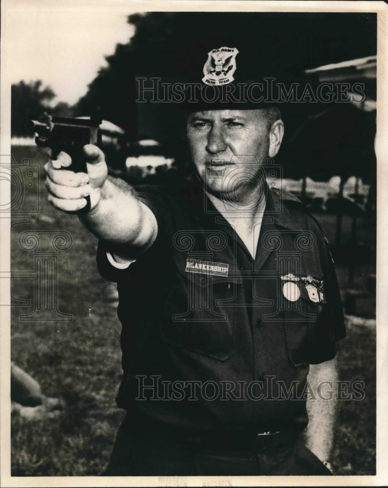 Press Photo National pistol champion William B. Blankenship, Jr. - sas01674- Historic Images
