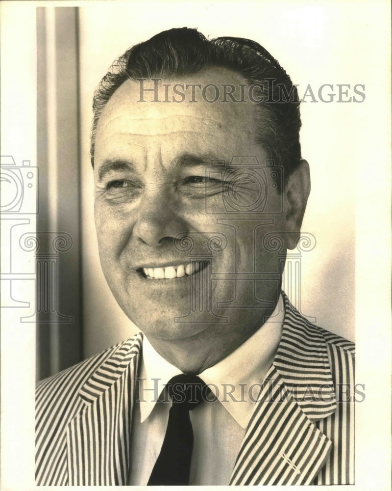 Press Photo Trinity University basketball coach Bob Polk - sas01805 - Historic Images