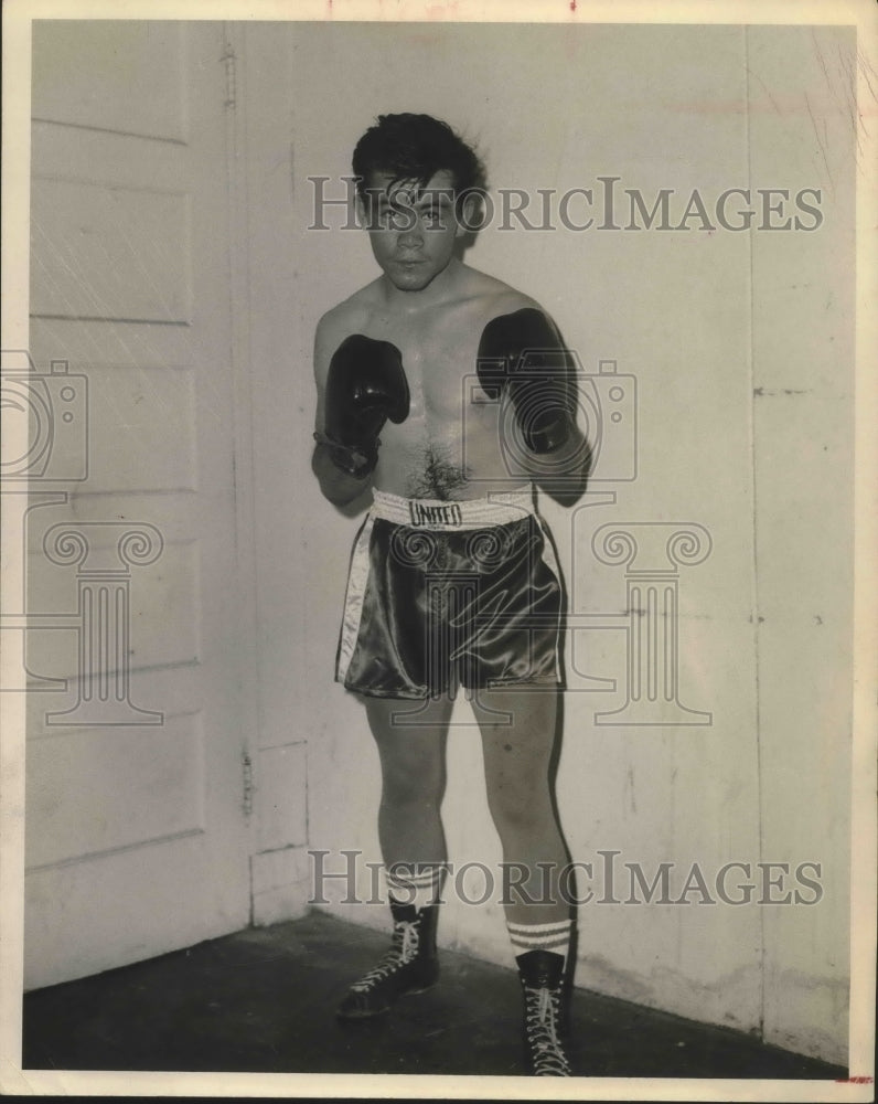 1968 Press Photo Boxer Hip Sang Lee - sas01871- Historic Images