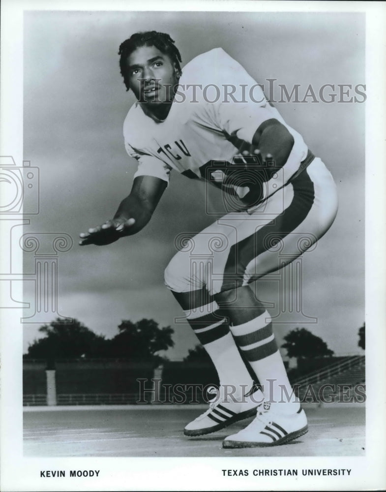 Press Photo Texas Christian college football player Kevin Moody - sas01921 - Historic Images
