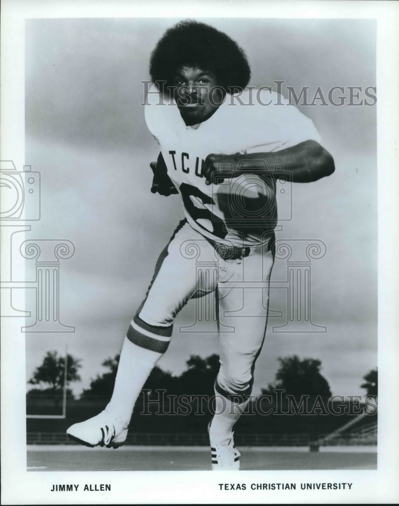 Press Photo Texas Christian football player Jimmy Allen - sas01924- Historic Images