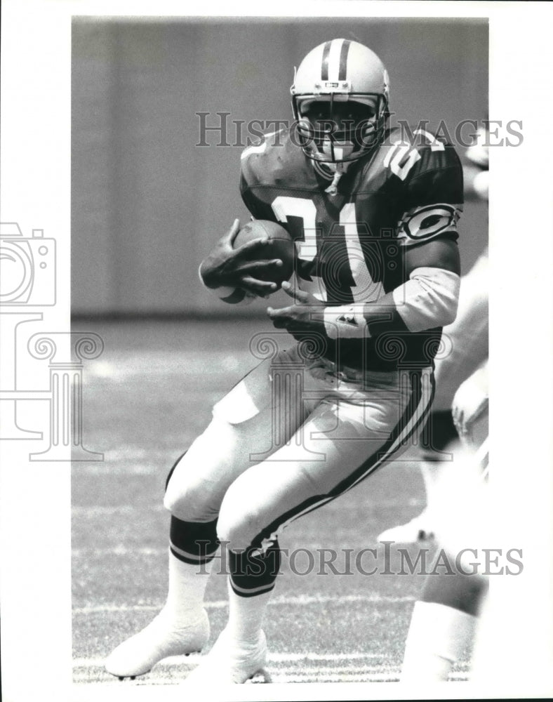 Press Photo Green Bay Packers football player Brent Fullwood - sas02052 - Historic Images