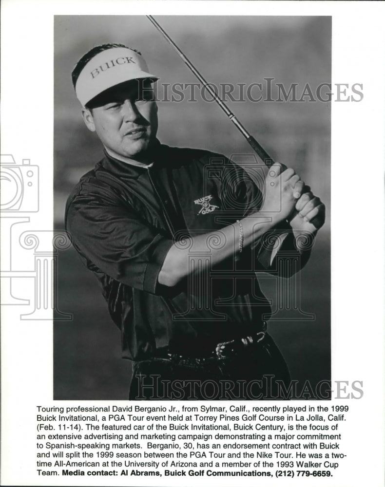 1999 Press Photo PGA Tour golfer David Berganio Jr. - sas02076- Historic Images