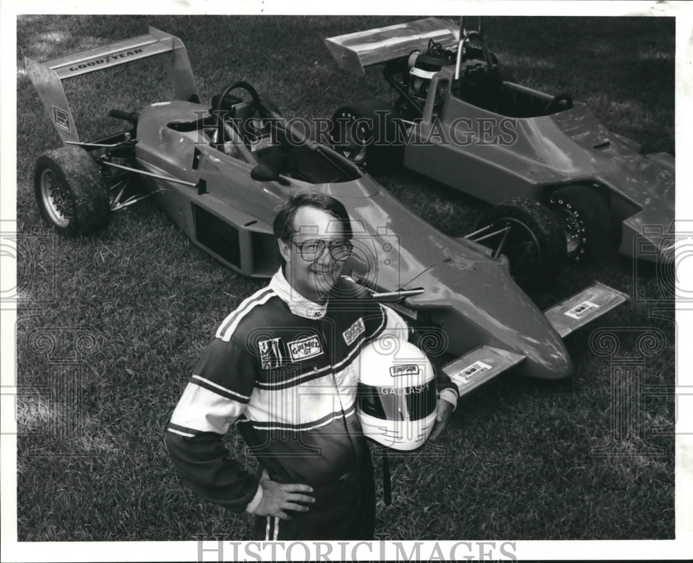 1988 San Antonio auto racing promoter and driver Greg Gallaspy-Historic Images