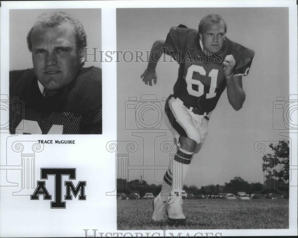 Press Photo Trace McGuire, ATM, Football - sas02450- Historic Images
