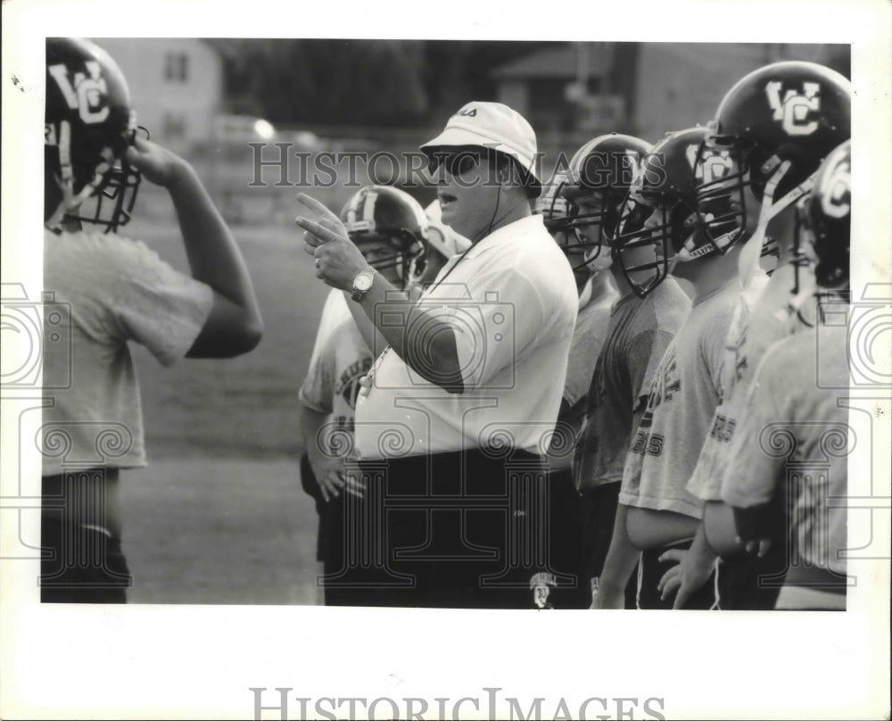 1993 Churchill High&#39;s Football defensive coordinator, Dick Lowry-Historic Images