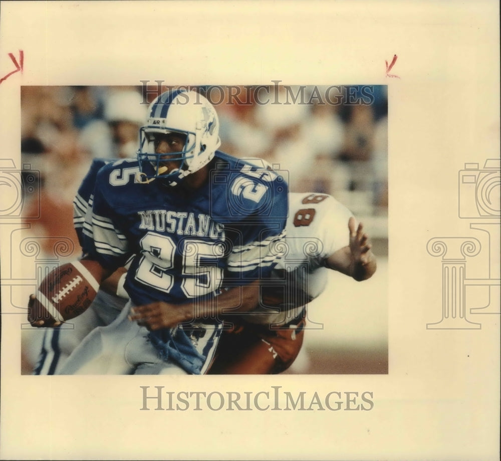 1992 Press Photo Madison & Jay, football game, Location: Northside Stadium- Historic Images