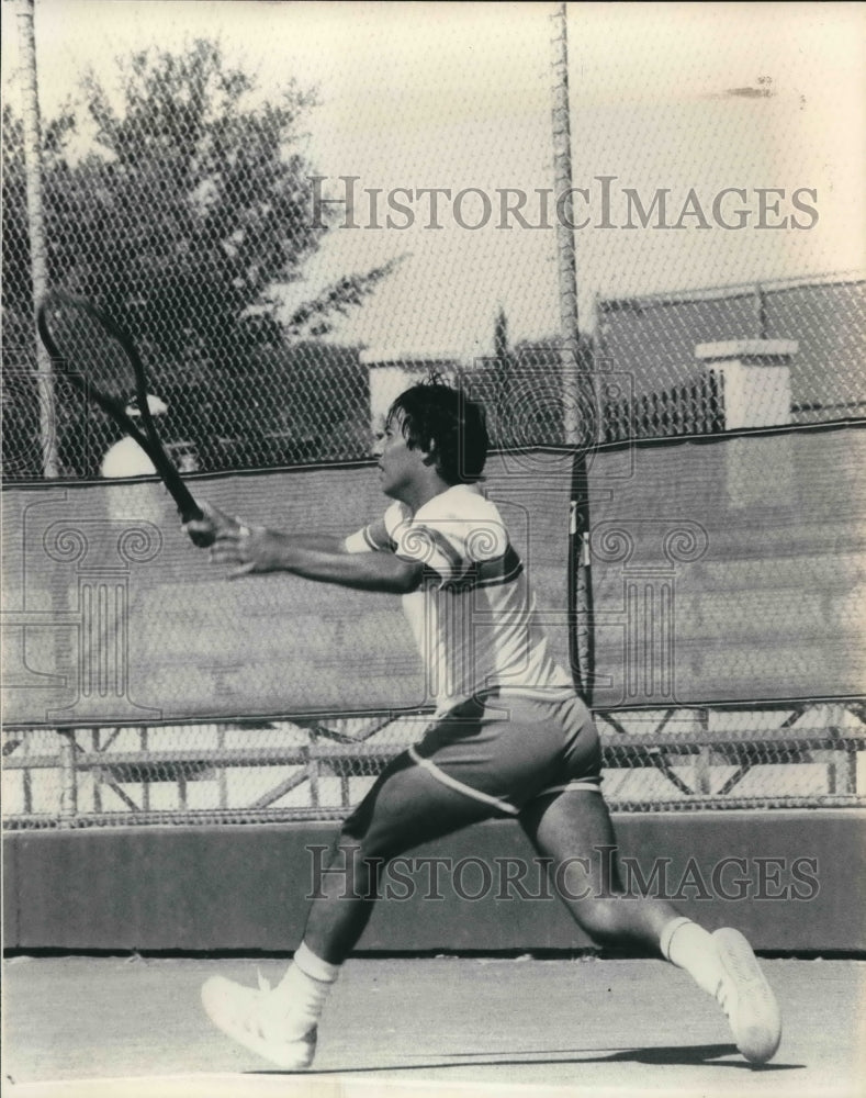 1980 Press Photo Juan Ayala, U of M, Miller Tennis, Singles - sas02958- Historic Images