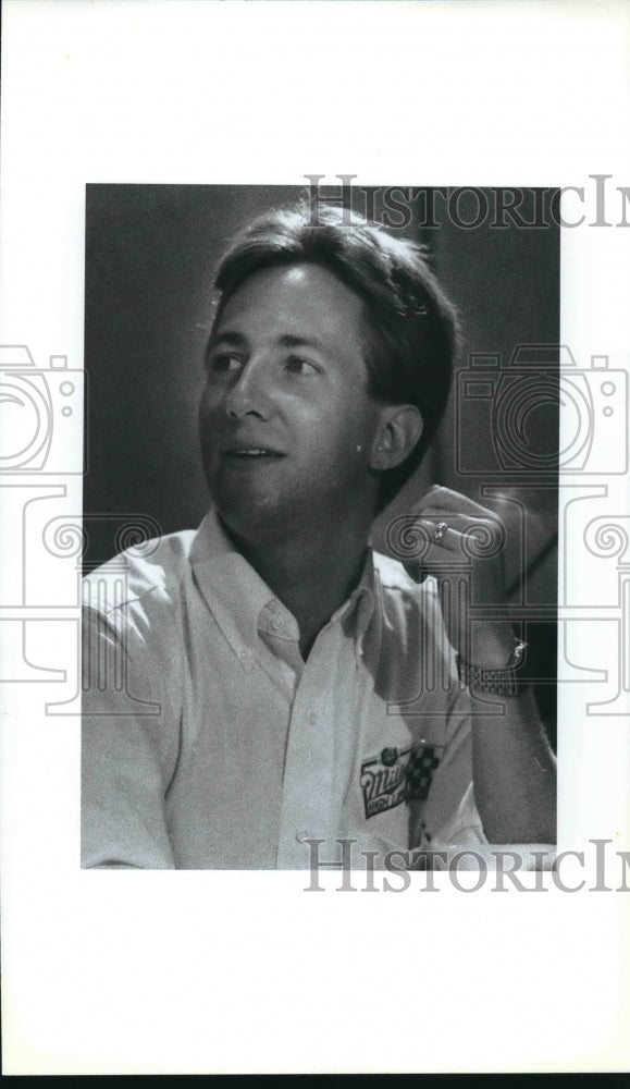 1989 Press Photo Nissan Grand Prix driver, John Andretti - sas02969 - Historic Images