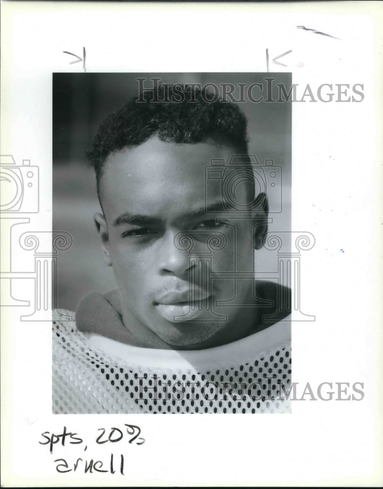 1988 Press Photo Judson High School football player Kyle Arnell - sas03075- Historic Images
