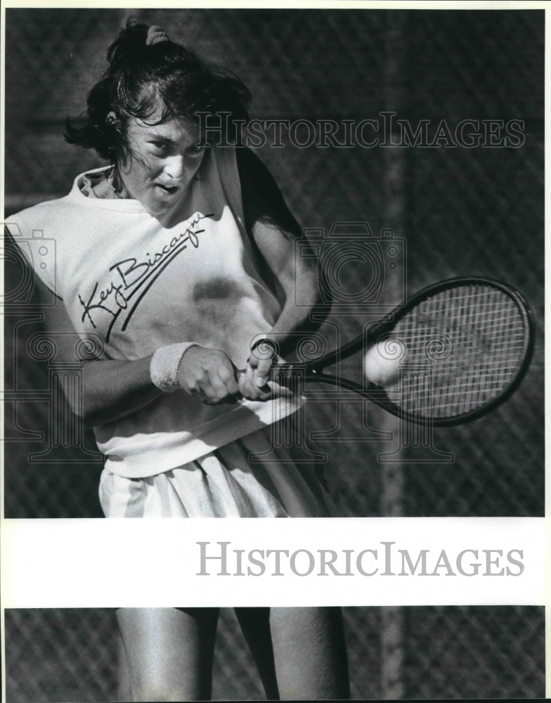 1987 Tennis player Luciana Corsato at a Thousand Oaks USTA event-Historic Images