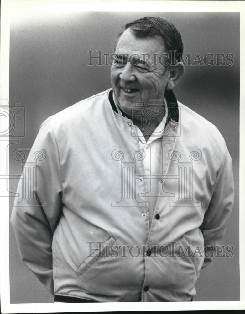 1989 Press Photo Bill Beasley, Charlotte Texas Trojan's - sas03541 - Historic Images